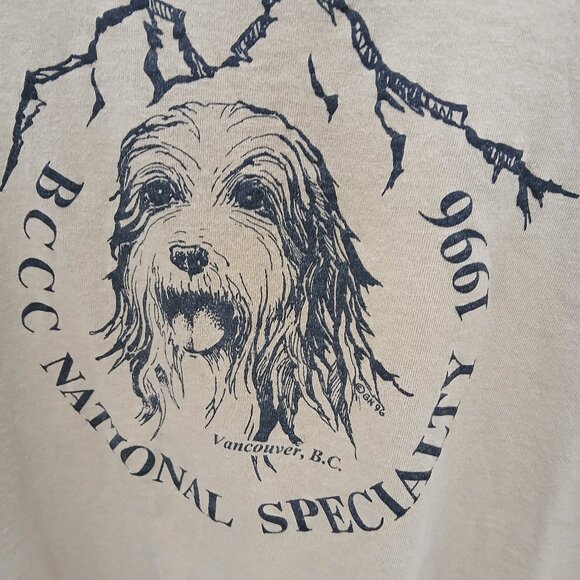 Rare Vintage Bearded Collie Club Competition Tee - Picture 3 of 6